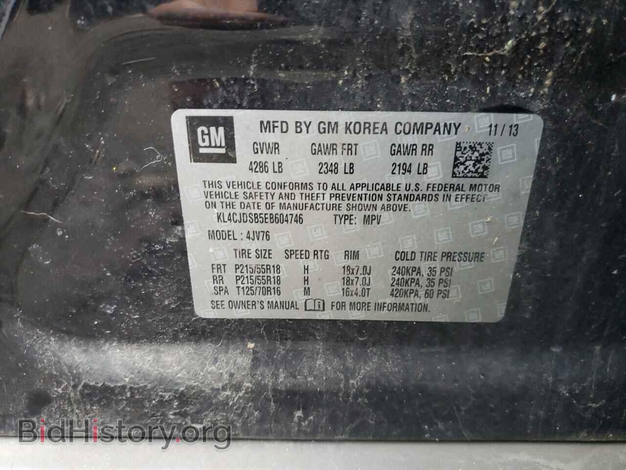 2014 BUICK ENCORE - VIN: KL4CJDSB5EB604746 - Photo 12