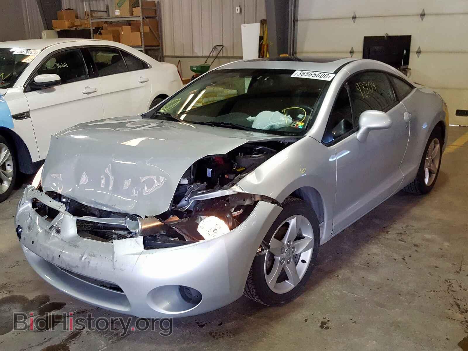 2007 MITSUBISHI ECLIPSE - VIN: 4A3AK24F77E032527 - Фото 2