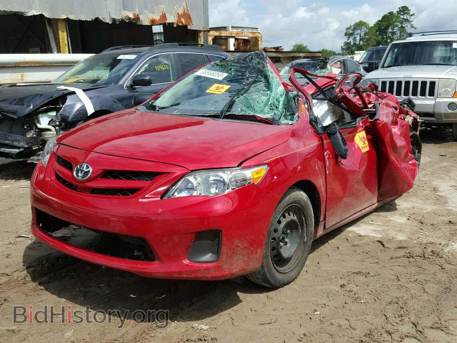 2011 TOYOTA COROLLA BA - VIN: 2T1BU4EE6BC728147 - Фото 2