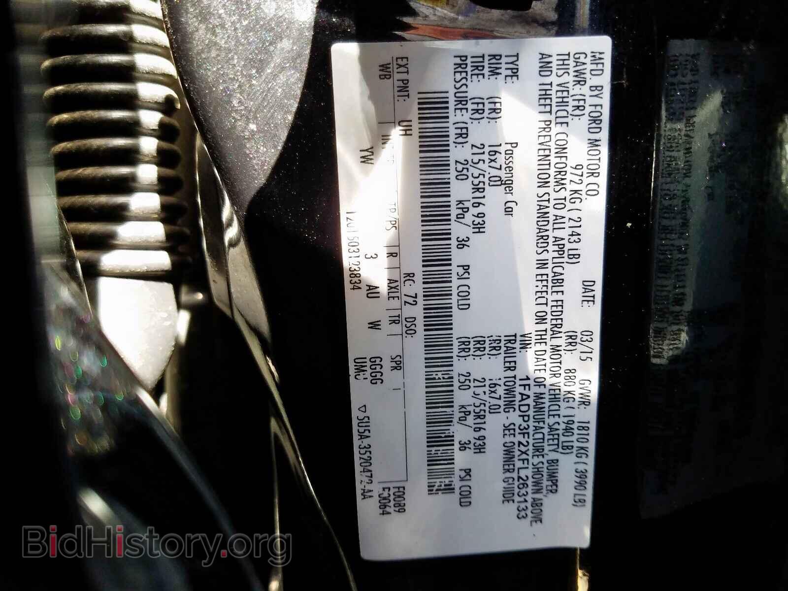 2015 FORD FOCUS - VIN: 1FADP3F2XFL263133 - Photo 10