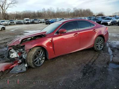 2014 Lexus IS IS 350, burgundy — VIN JTHCE1D22E5001689, Copart