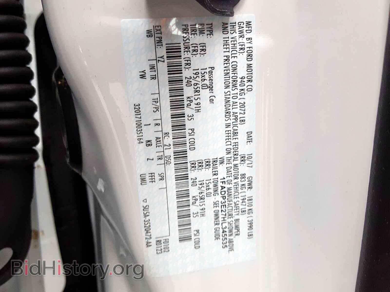 2017 FORD FOCUS - VIN: 1FADP3E27HL345535 - Фото 10