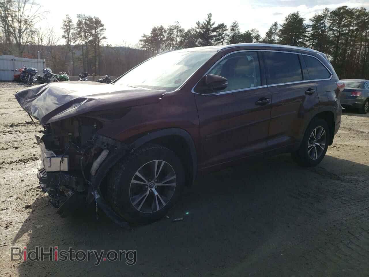 Photo 5TDJKRFH8GS289975 - TOYOTA HIGHLANDER 2016