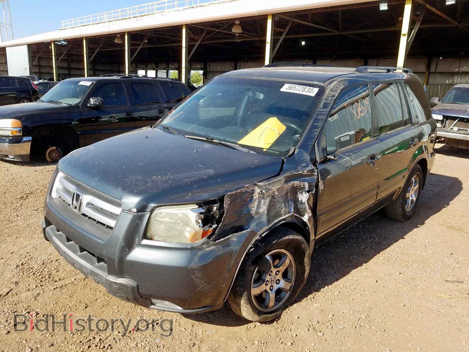 2006 HONDA PILOT - VIN: 5FNYF28706B012416 - Фото 2
