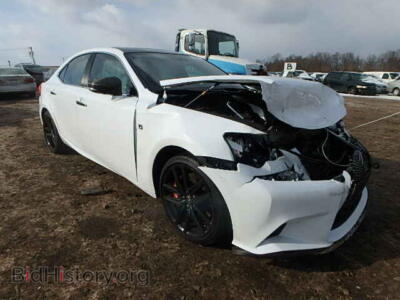 2014 Lexus IS350 IS350 AWD, white — VIN JTHCE1D23E5000678, Copart