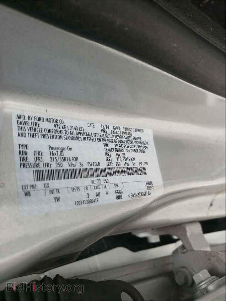 2015 FORD FOCUS - VIN: 1FADP3F20FL201904 - Photo 10