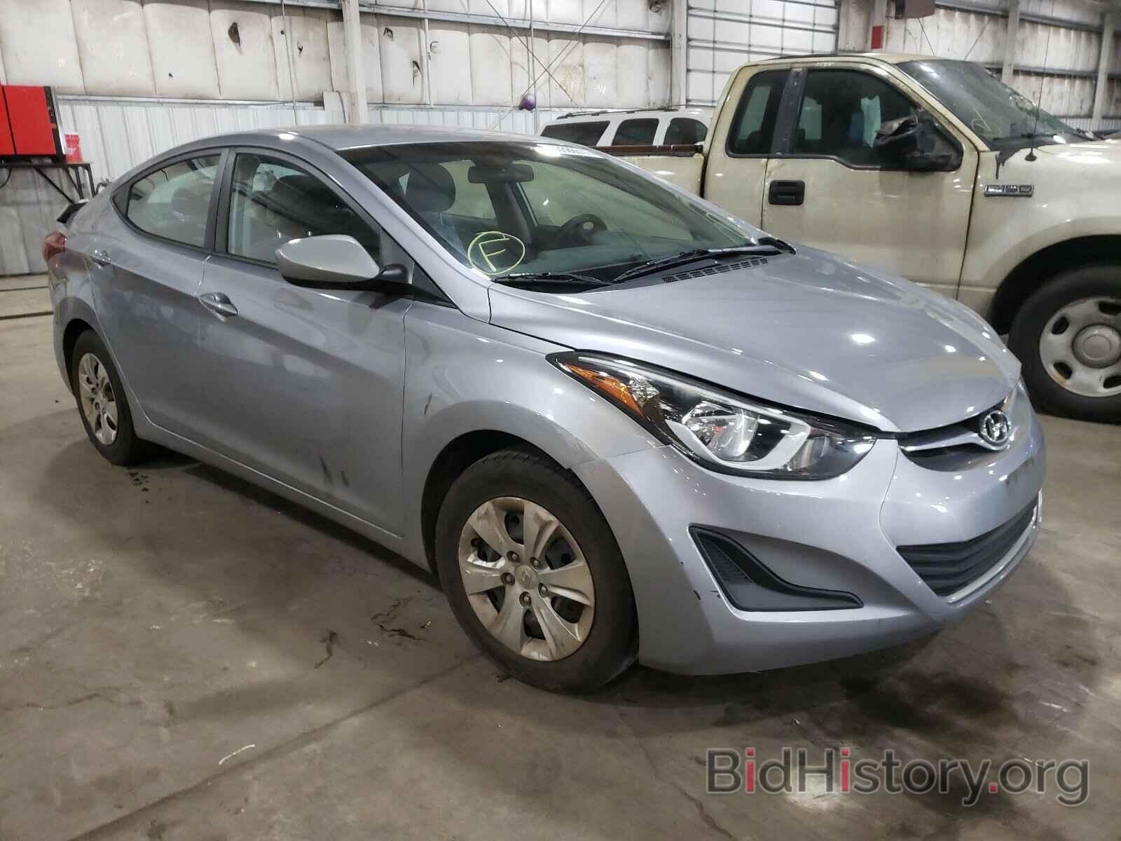 Photo 5NPDH4AE1GH744893 - HYUNDAI ELANTRA 2016