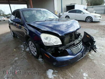 2007 Kia OPTIMA Optima LX/, синий — VIN KNAGE124875102579, Copart