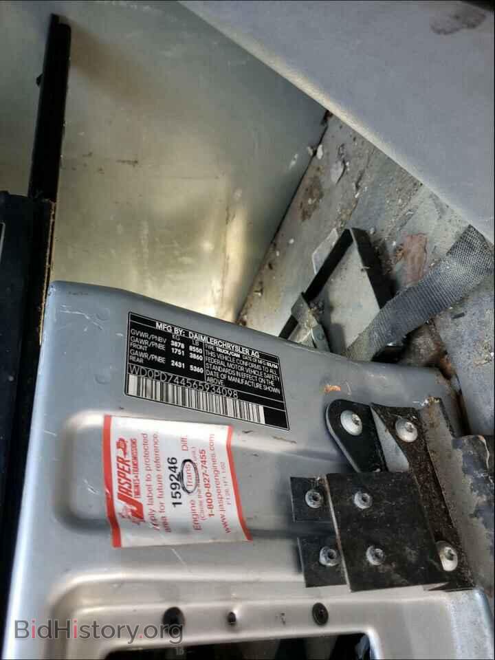2006 DODGE SPRINTER - VIN: WD0PD744565934098 - Фото 10