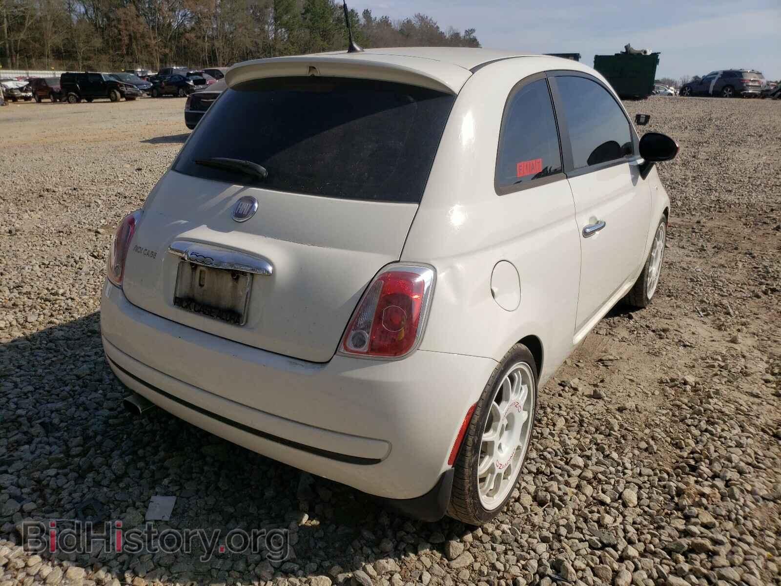 2012 FIAT 500 - VIN: 3C3CFFAR2CT148965 - Фото 4