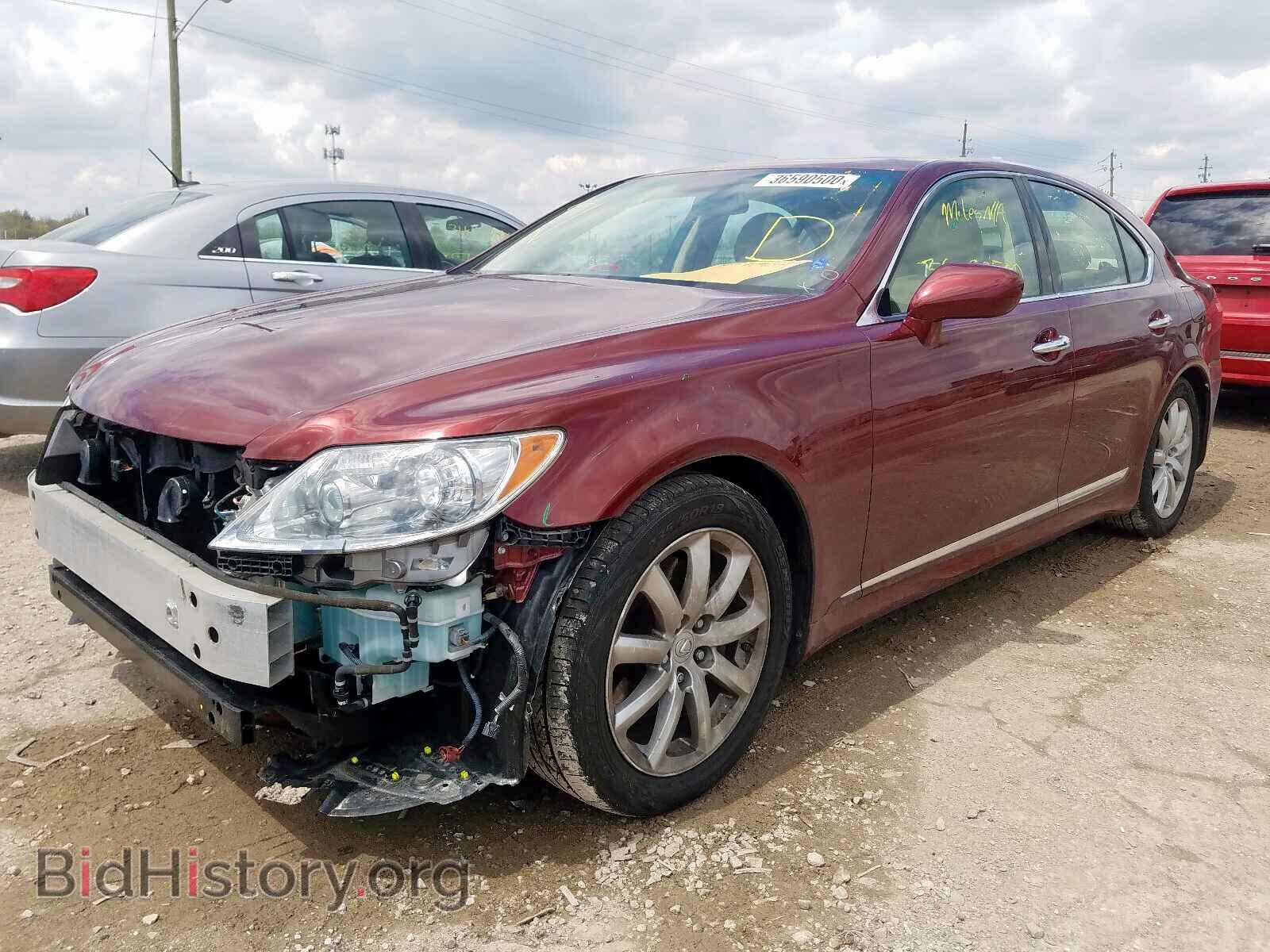 2007 LEXUS LS460 - VIN: JTHBL46F575043618 - Фото 2