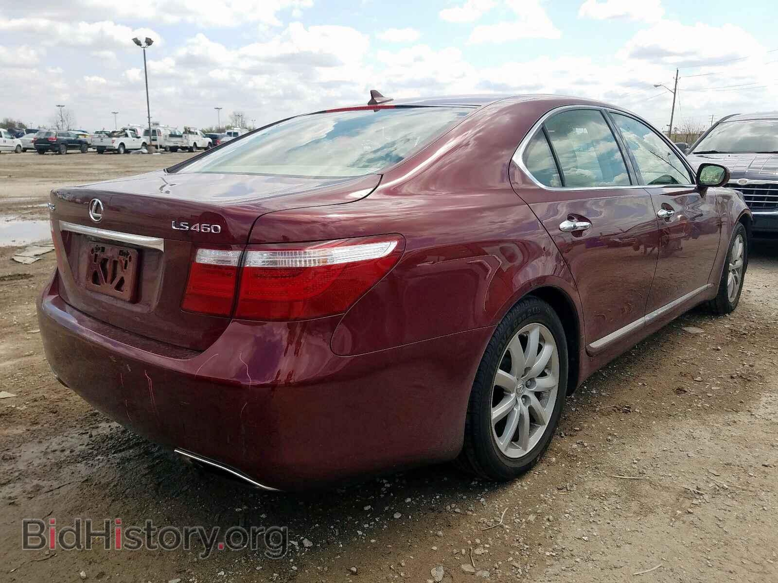 2007 LEXUS LS460 - VIN: JTHBL46F575043618 - Фото 4