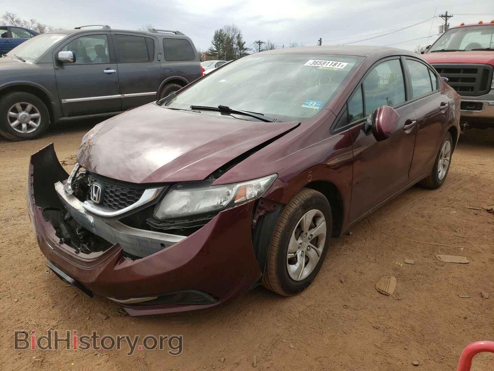 2015 HONDA CIVIC - VIN: 2HGFB2F57FH503632 - Фото 2
