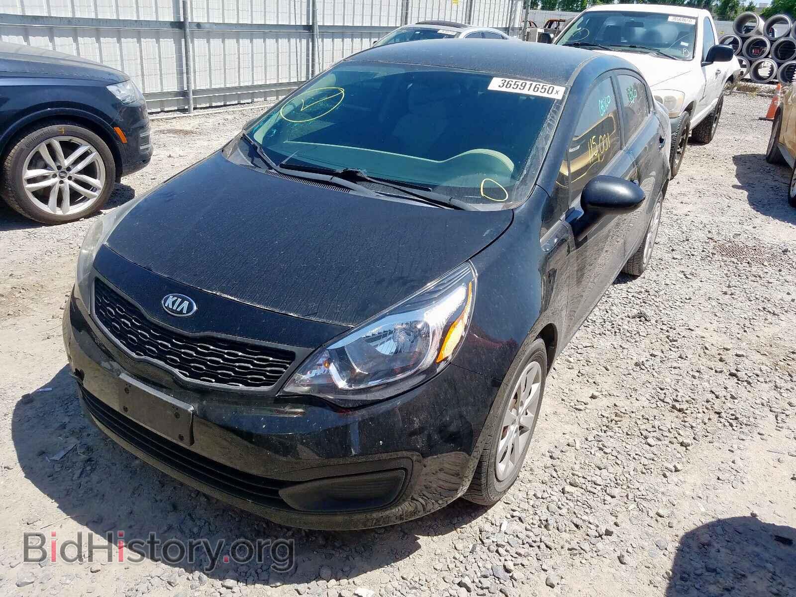 2013 KIA RIO - VIN: KNADM4A3XD6141079 - Фото 2