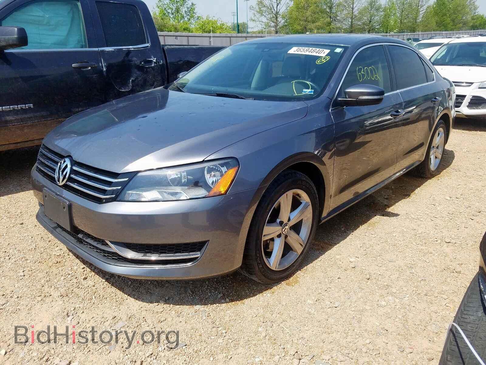 2013 VOLKSWAGEN PASSAT - VIN: 1VWBP7A31DC057413 - Фото 2