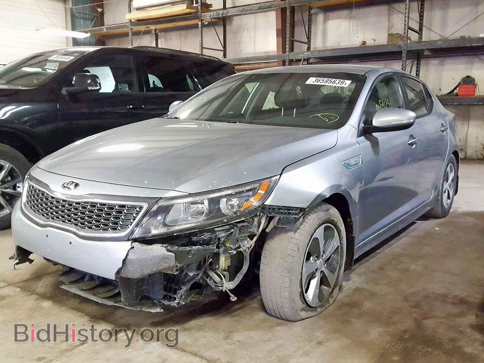 2014 KIA OPTIMA HYB - VIN: KNAGM4AD7E5068010 - Фото 2