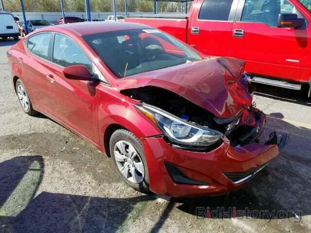 Photo 5NPDH4AEXGH699386 - HYUNDAI ELANTRA 2016