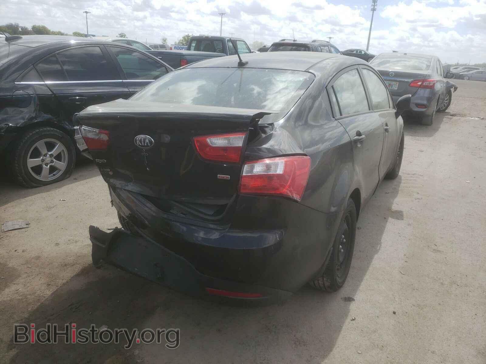 2013 KIA RIO - VIN: KNADM4A33D6252184 - Фото 4