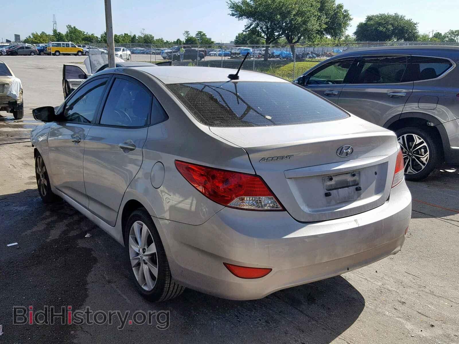 2014 HYUNDAI ACCENT - VIN: KMHCU4AEXEU718055 - Фото 3