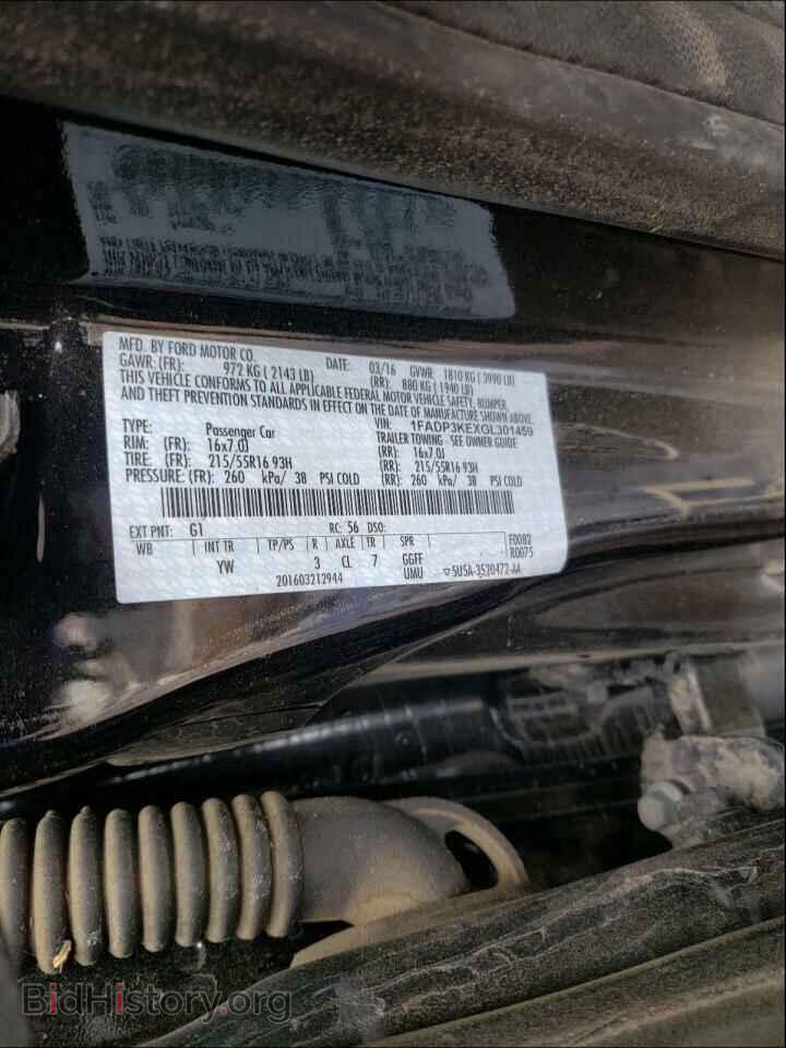 2016 FORD FOCUS - VIN: 1FADP3KEXGL301459 - Фото 10