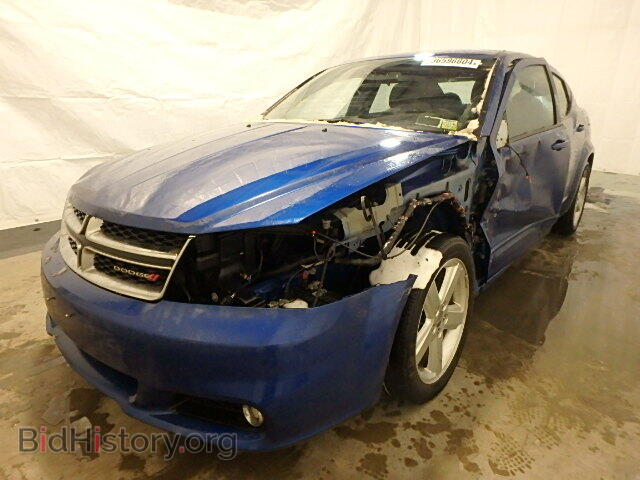 2013 DODGE AVENGER - VIN: 1C3CDZCB0DN663309 - Фото 2