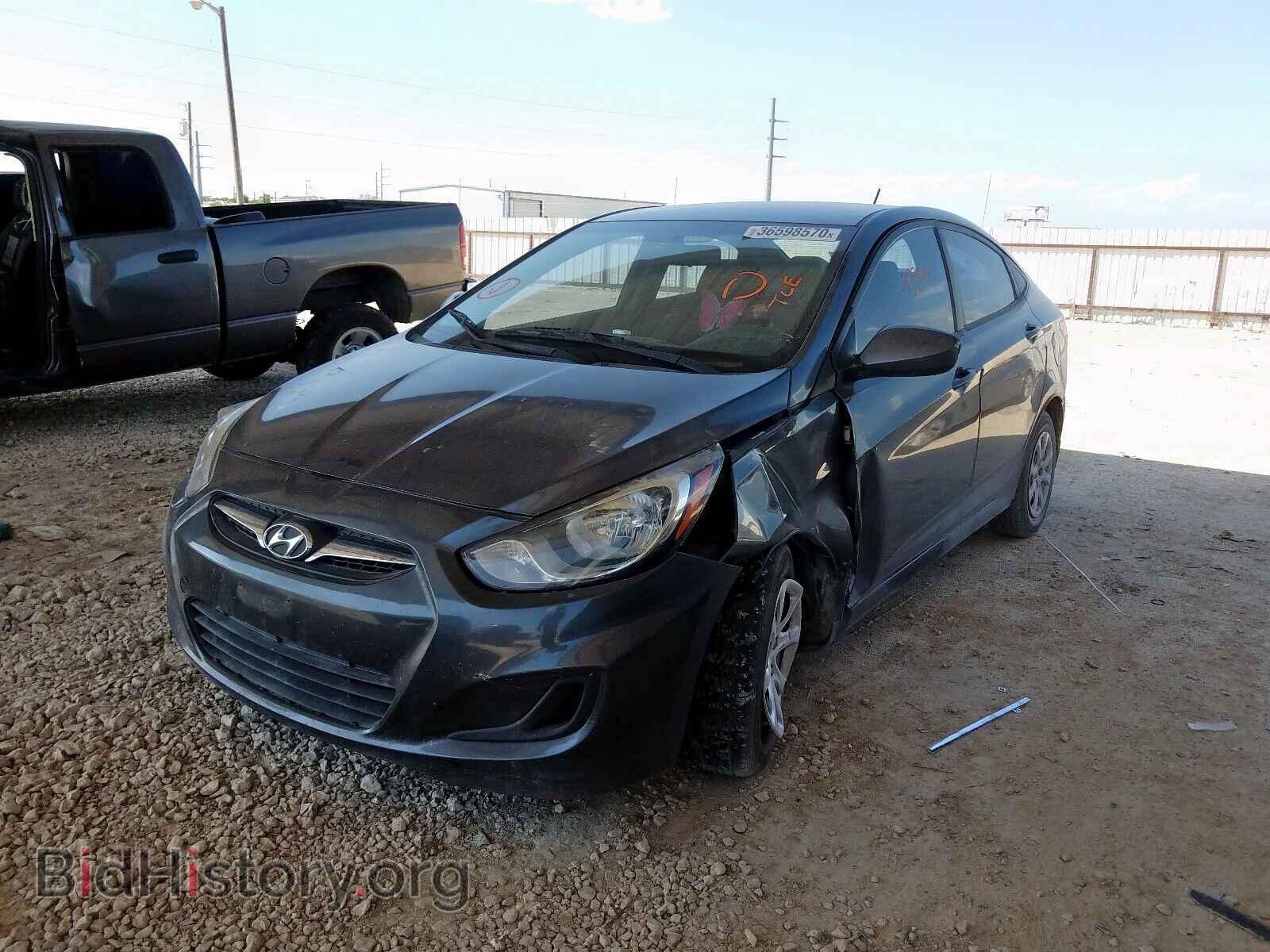 2012 HYUNDAI ACCENT - VIN: KMHCT4AE7CU251869 - Фото 2