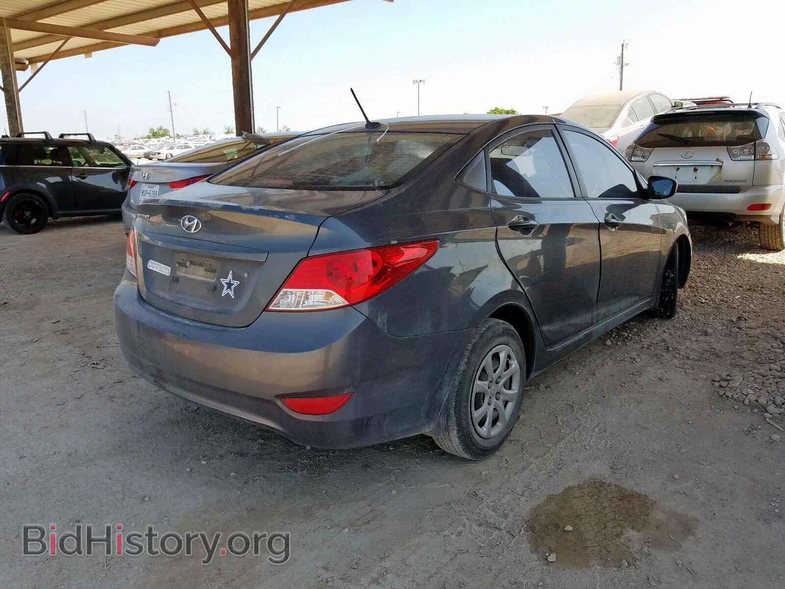 2012 HYUNDAI ACCENT - VIN: KMHCT4AE7CU251869 - Фото 4