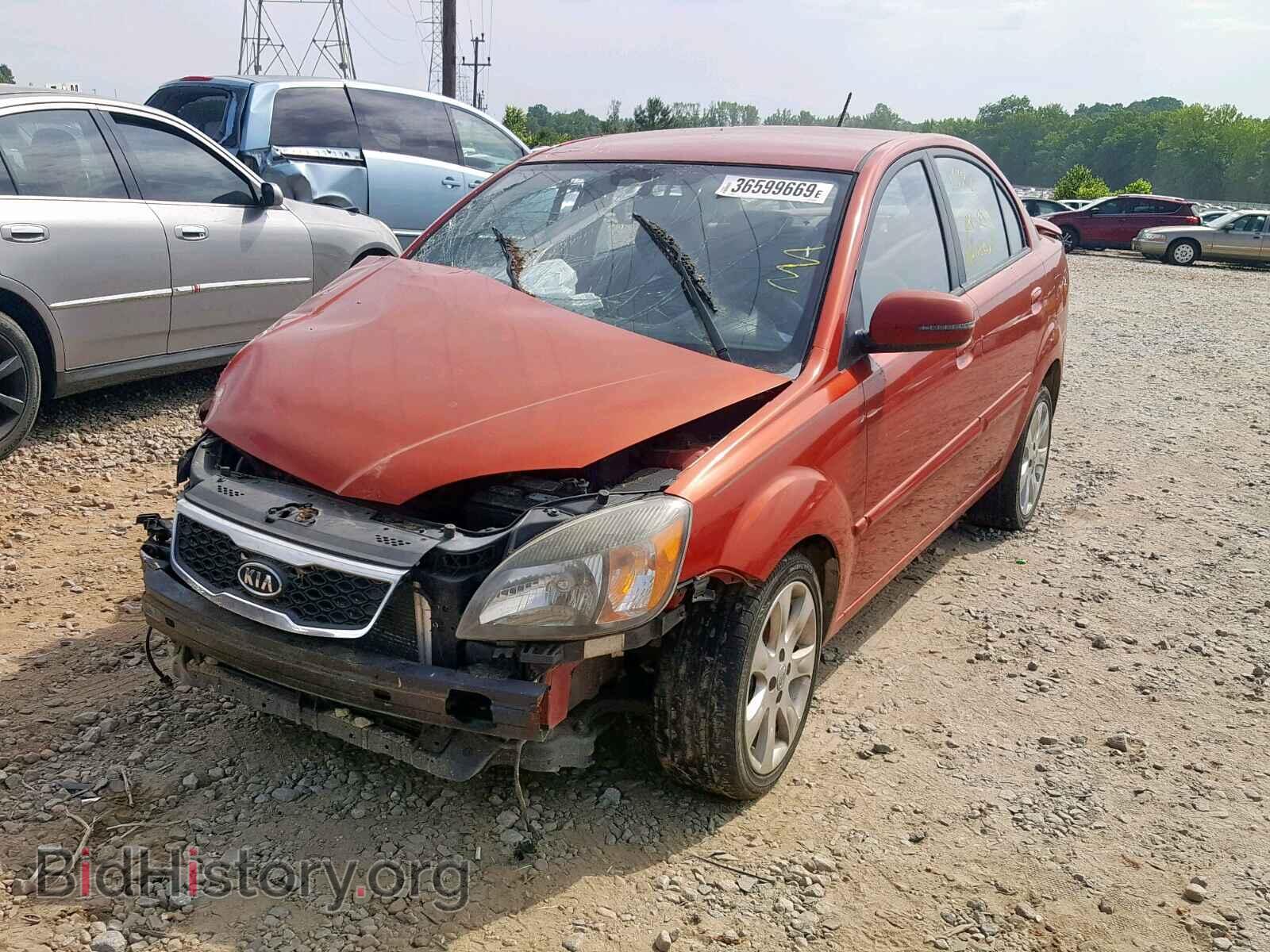 2011 KIA RIO BASE - VIN: KNADH4A37B6959872 - Фото 2
