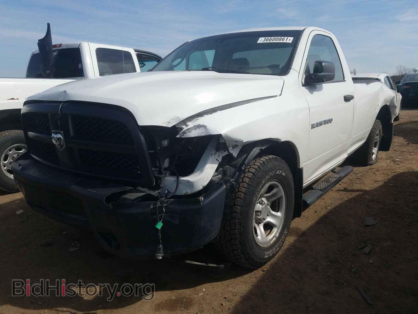2012 DODGE RAM 1500 - VIN: 3C6JD6DP4CG266969 - Фото 2