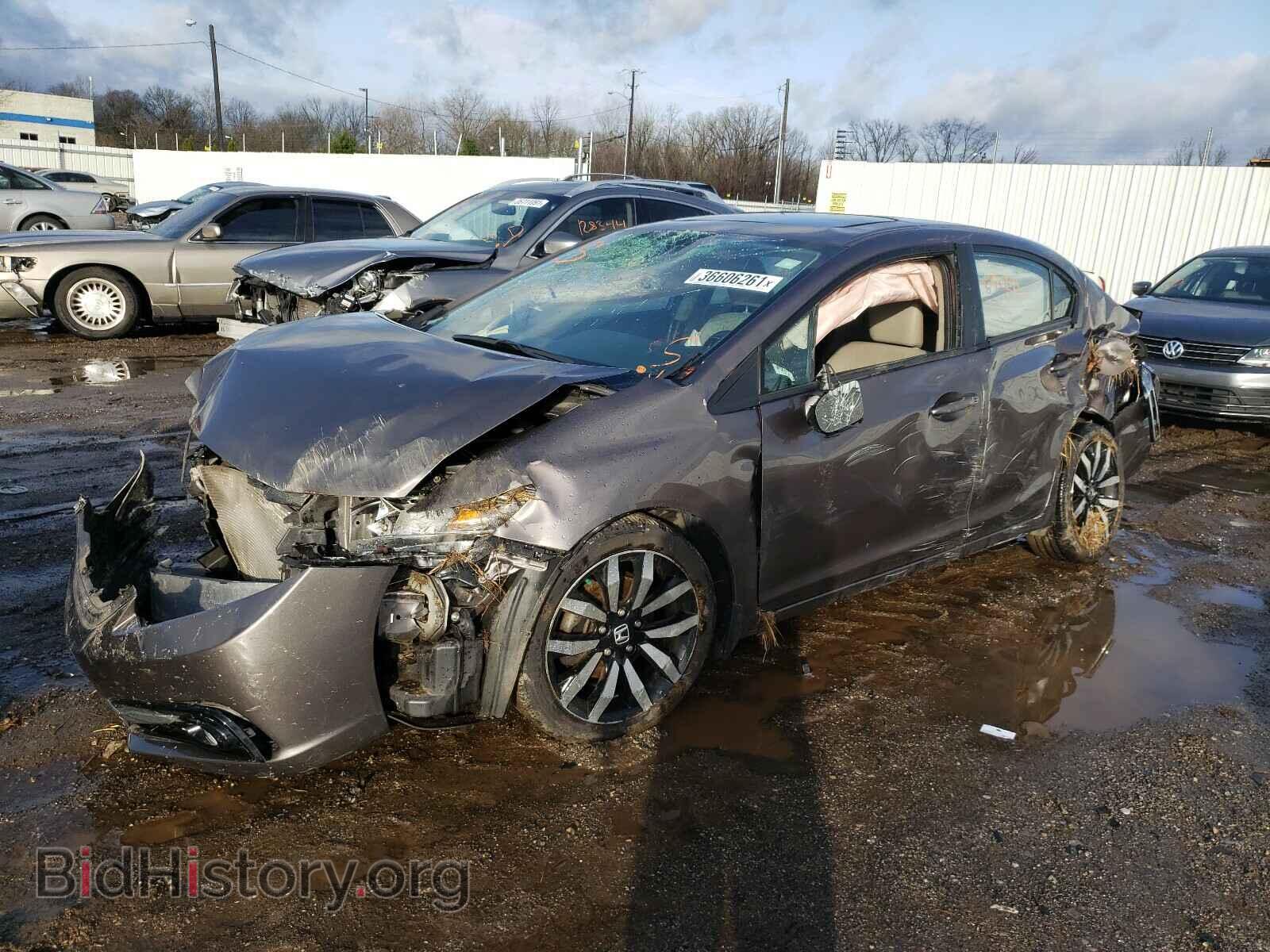 2015 HONDA CIVIC - VIN: 19XFB2F90FE074458 - Фото 2