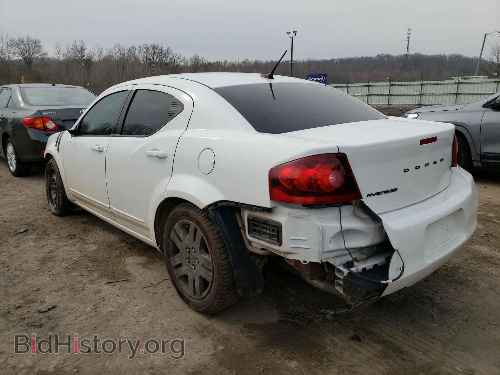 2012 DODGE AVENGER - VIN: 1C3CDZAGXCN310198 - Фото 3