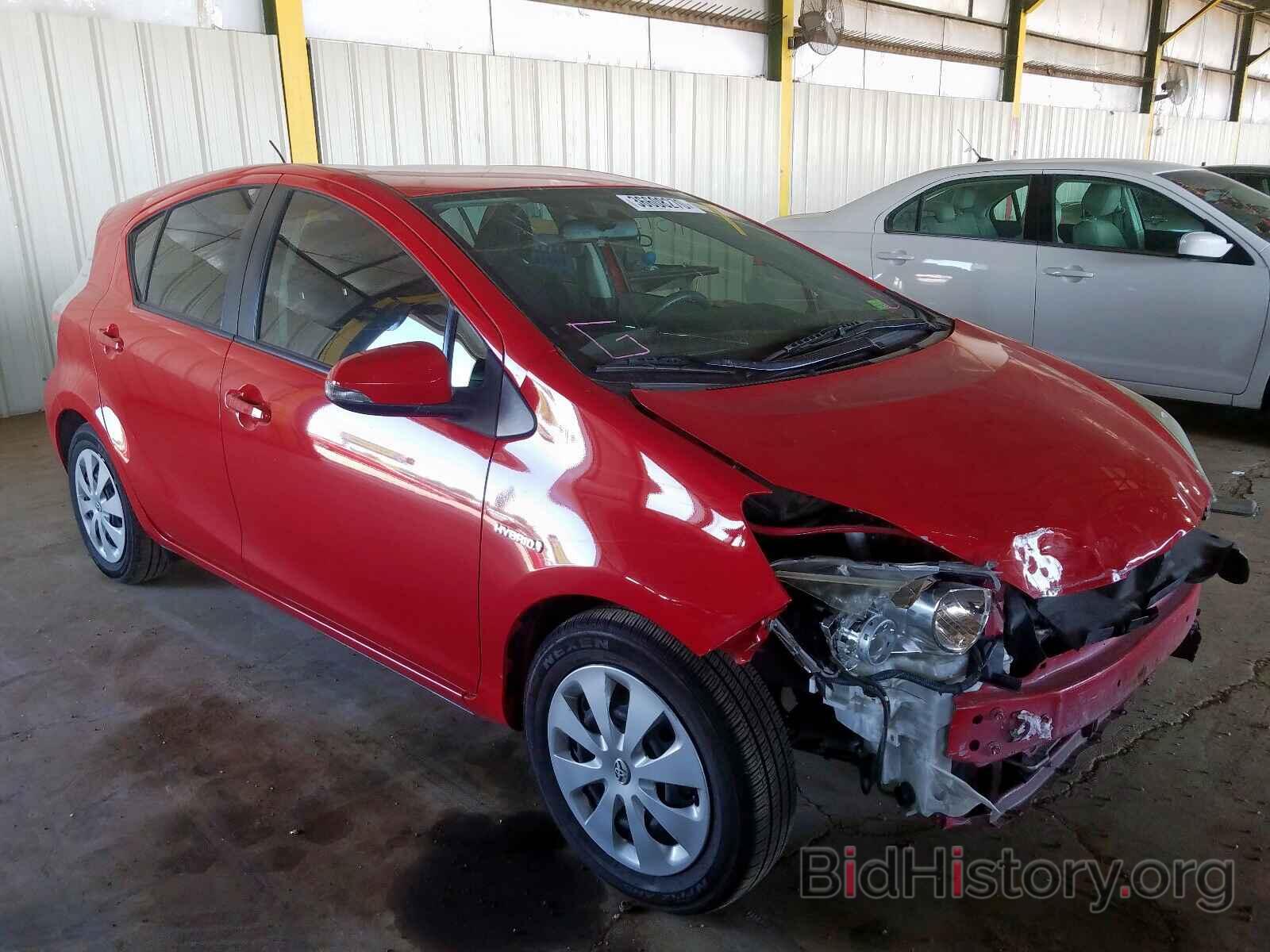 Photo JTDKDTB35C1018806 - TOYOTA PRIUS 2012