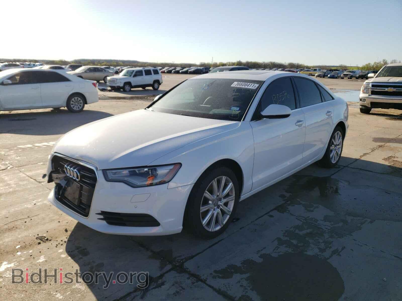 2013 AUDI A6 - VIN: WAUGFAFC7DN117603 - Фото 2
