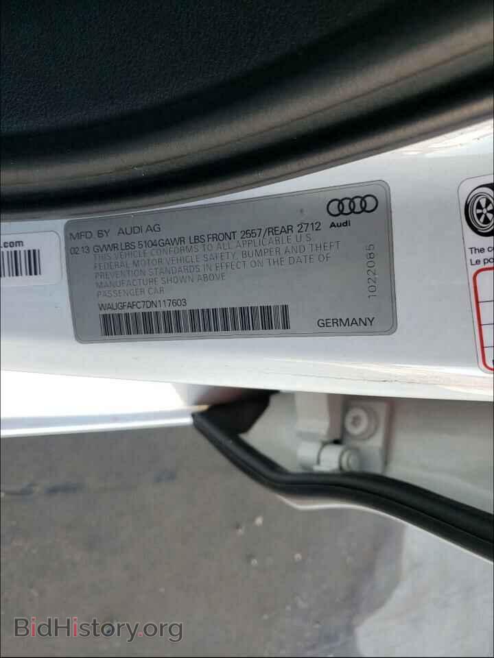 2013 AUDI A6 - VIN: WAUGFAFC7DN117603 - Фото 10