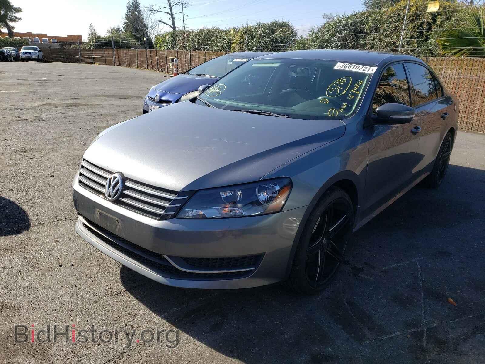 2013 VOLKSWAGEN PASSAT - VIN: 1VWAP7A32DC103536 - Фото 2
