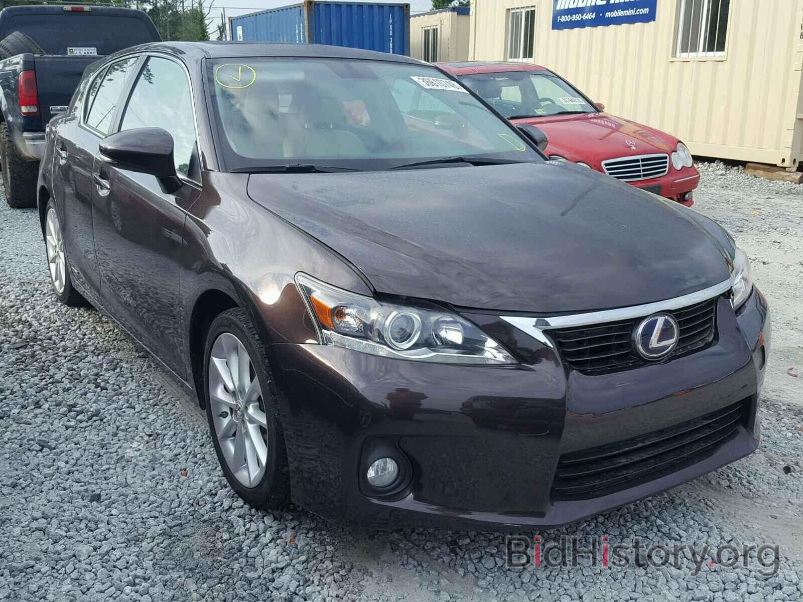 Photo JTHKD5BH7C2119684 - LEXUS CT 200 2012