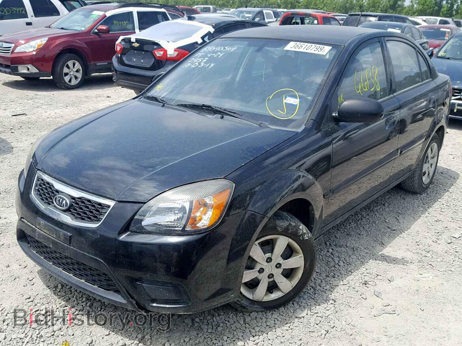 2011 KIA RIO BASE - VIN: KNADH4A37B6872957 - Фото 2