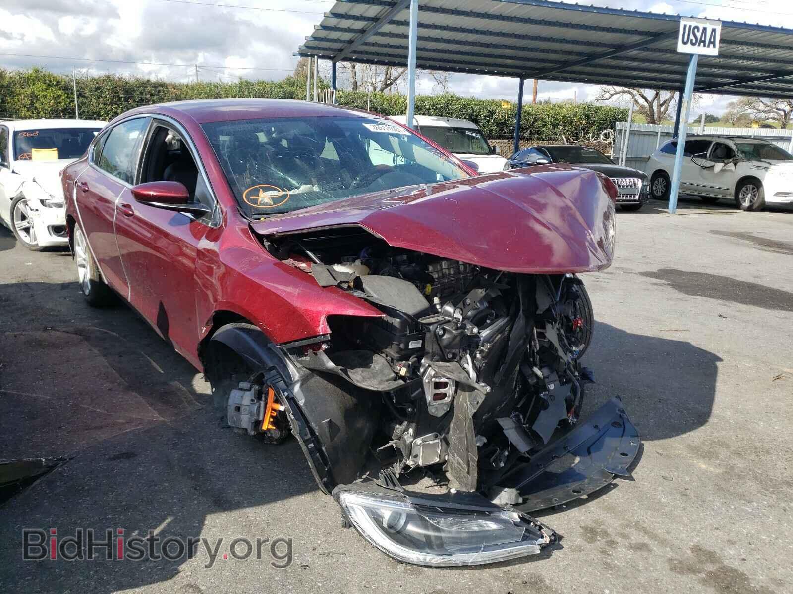 Фотография 1C3CCCAB9GN192557 - CHRYSLER 200 2016