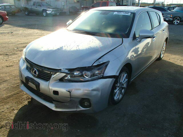 2012 LEXUS CT 200 - VIN: JTHKD5BH0C2054726 - Фото 2