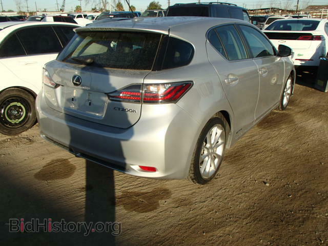 2012 LEXUS CT 200 - VIN: JTHKD5BH0C2054726 - Фото 4