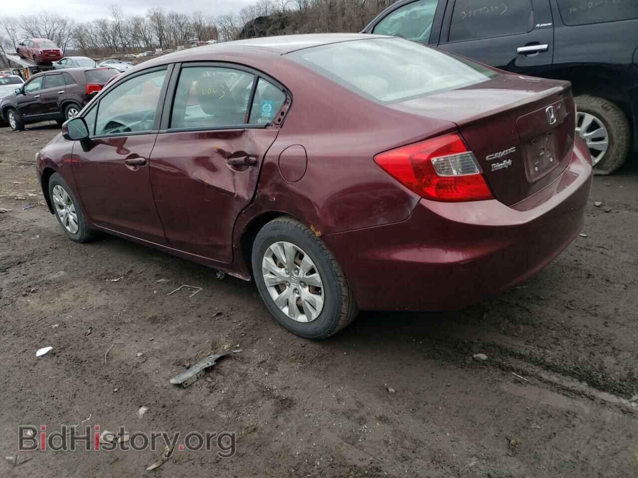 2012 HONDA CIVIC - VIN: 2HGFB2F5XCH534045 - Фото 2