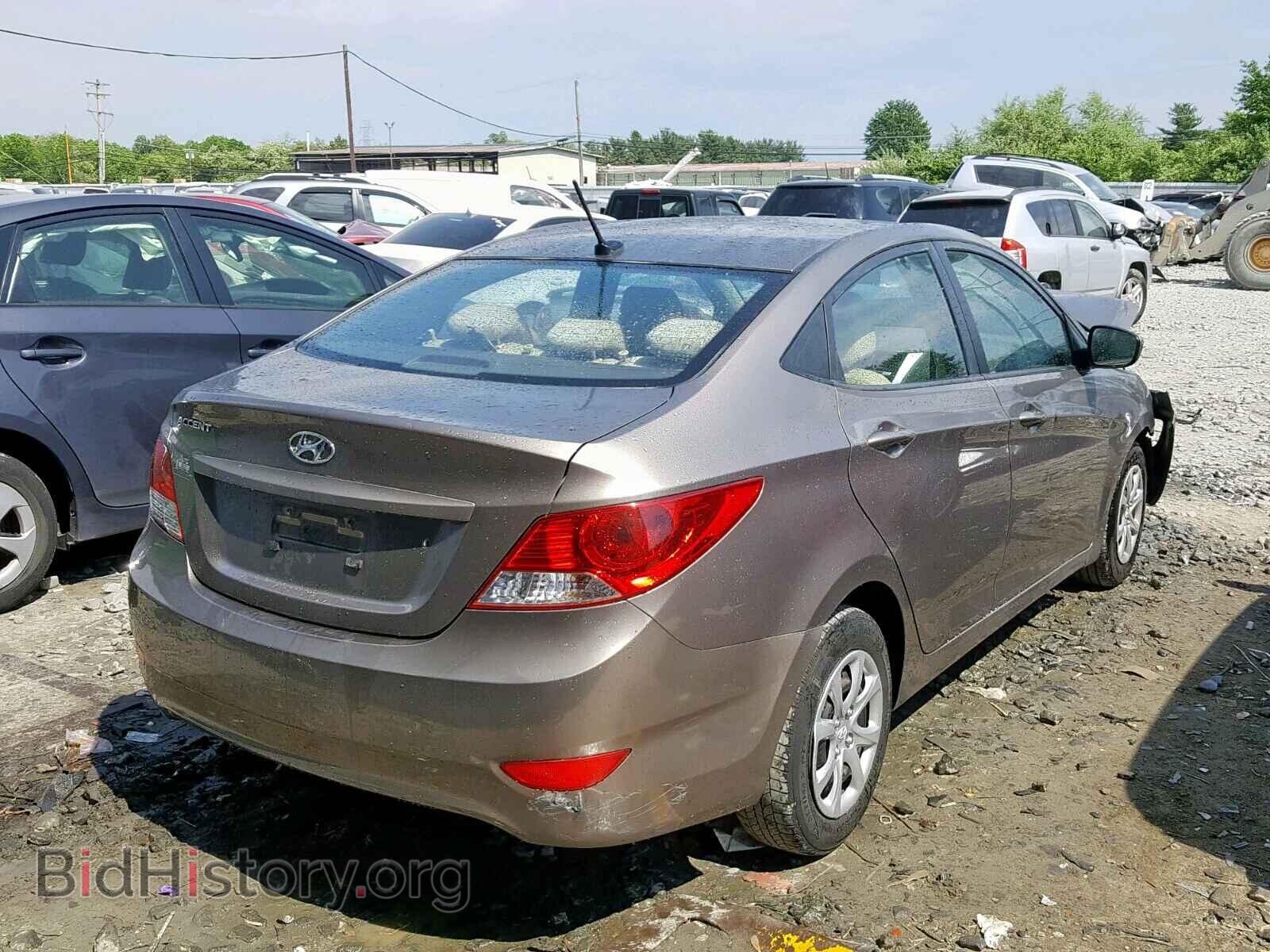 2013 HYUNDAI ACCENT - VIN: KMHCT4AE6DU507470 - Фото 4