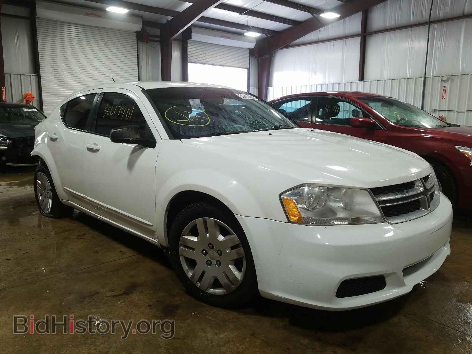 Photo 1C3CDZAB0CN322574 - DODGE AVENGER 2012