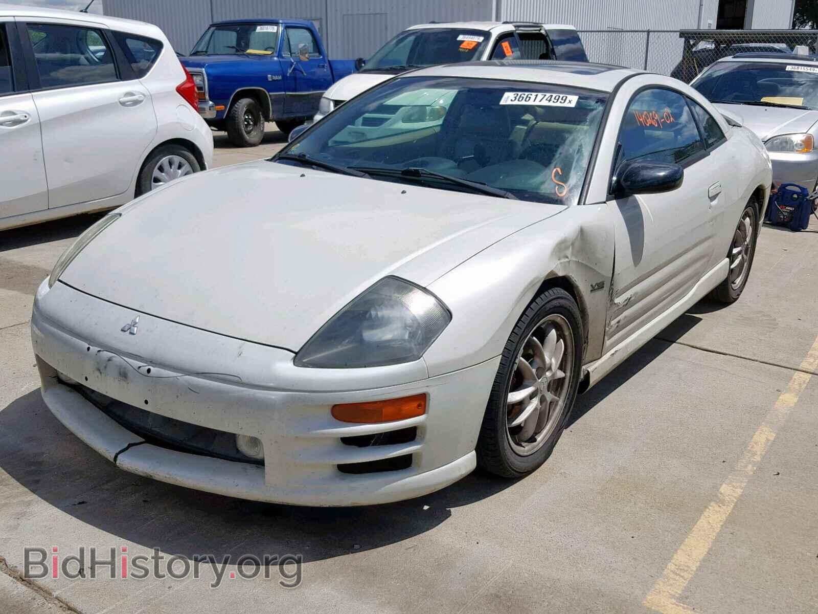 2002 MITSUBISHI ECLIPSE - VIN: 4A3AC54H72E043777 - Фото 2