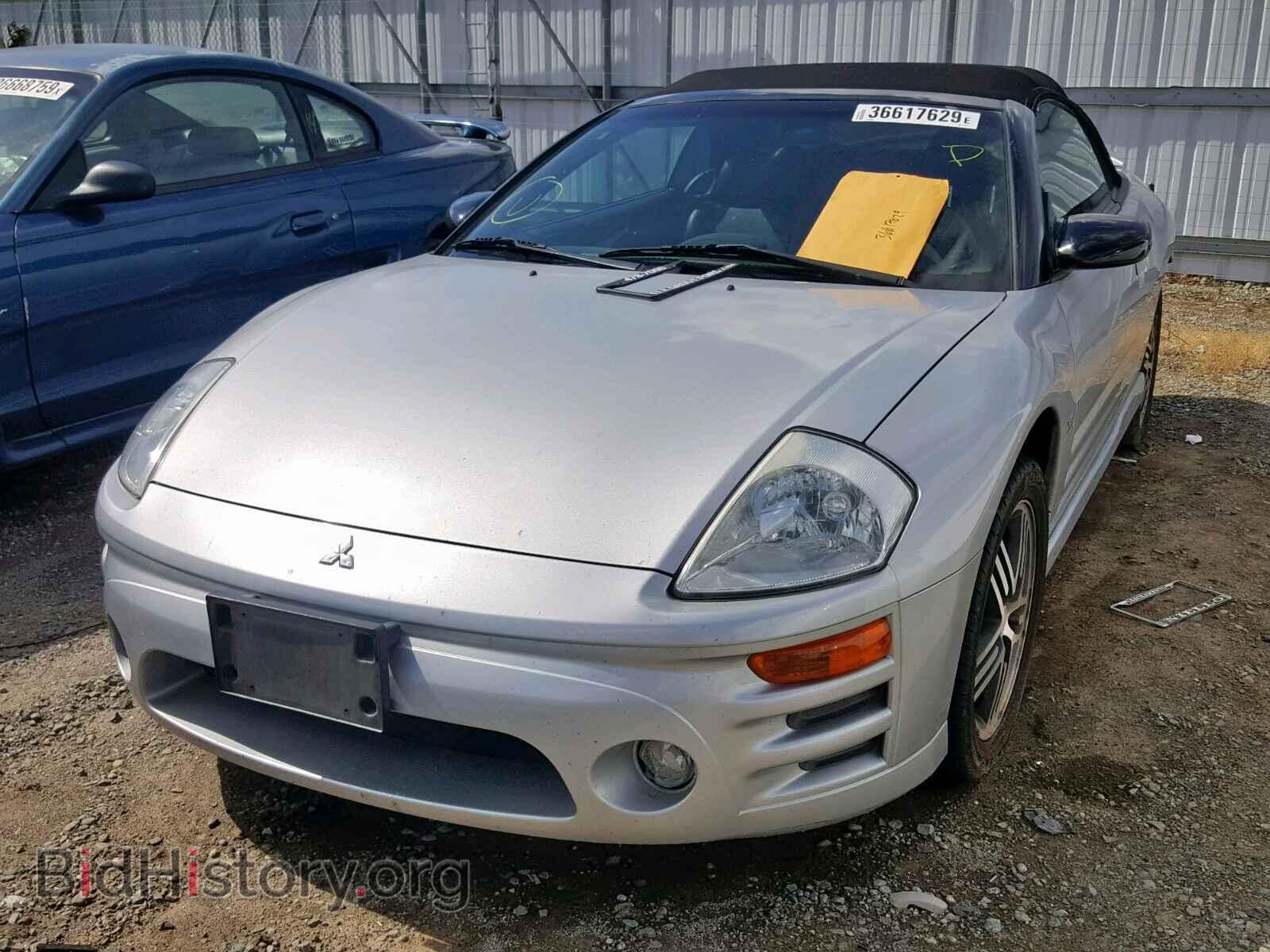 2003 MITSUBISHI ECLIPSE - VIN: 4A3AE75H33E019823 - Фото 2