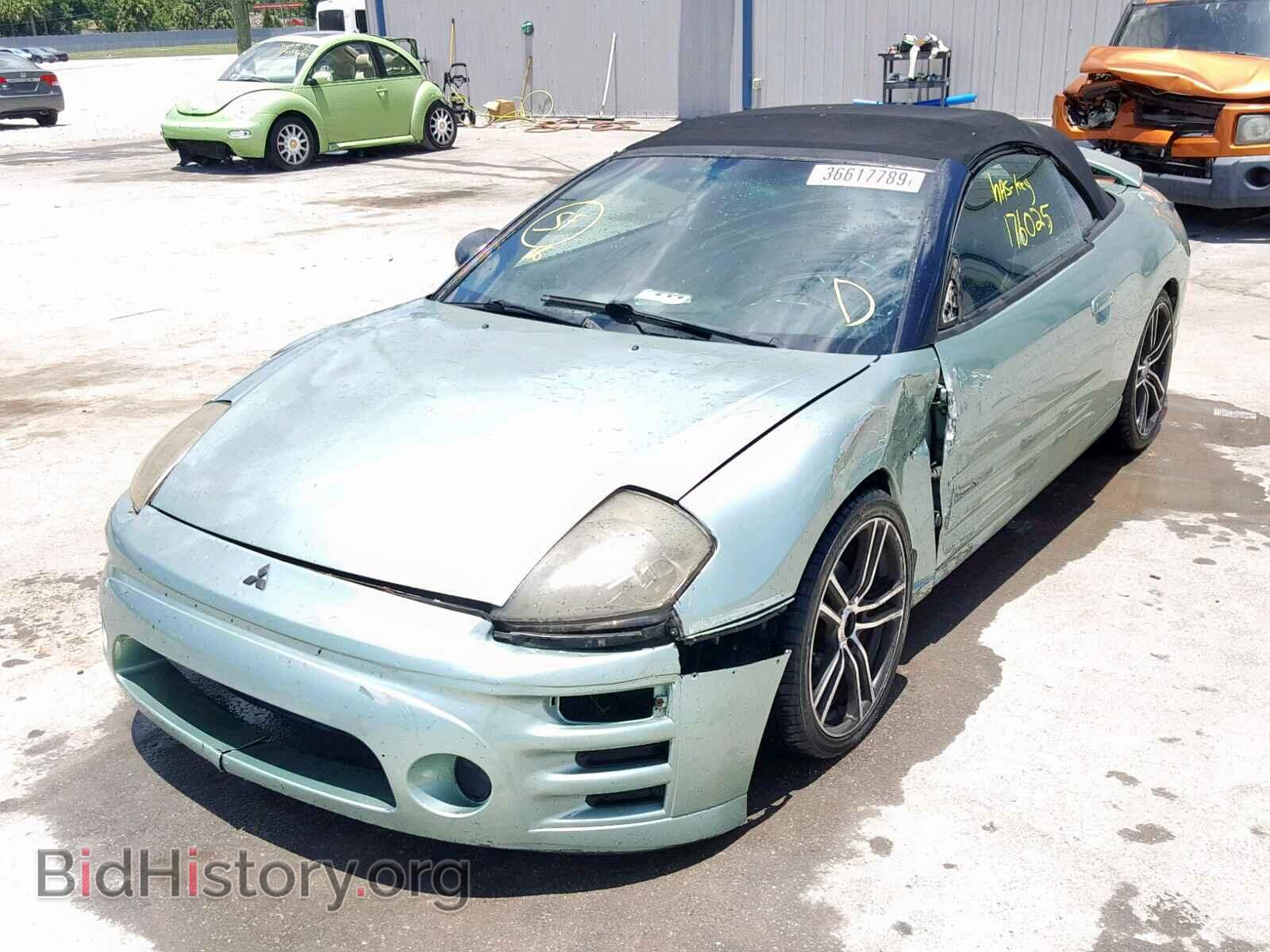 2003 MITSUBISHI ECLIPSE - VIN: 4A3AE45G43E019643 - Фото 2