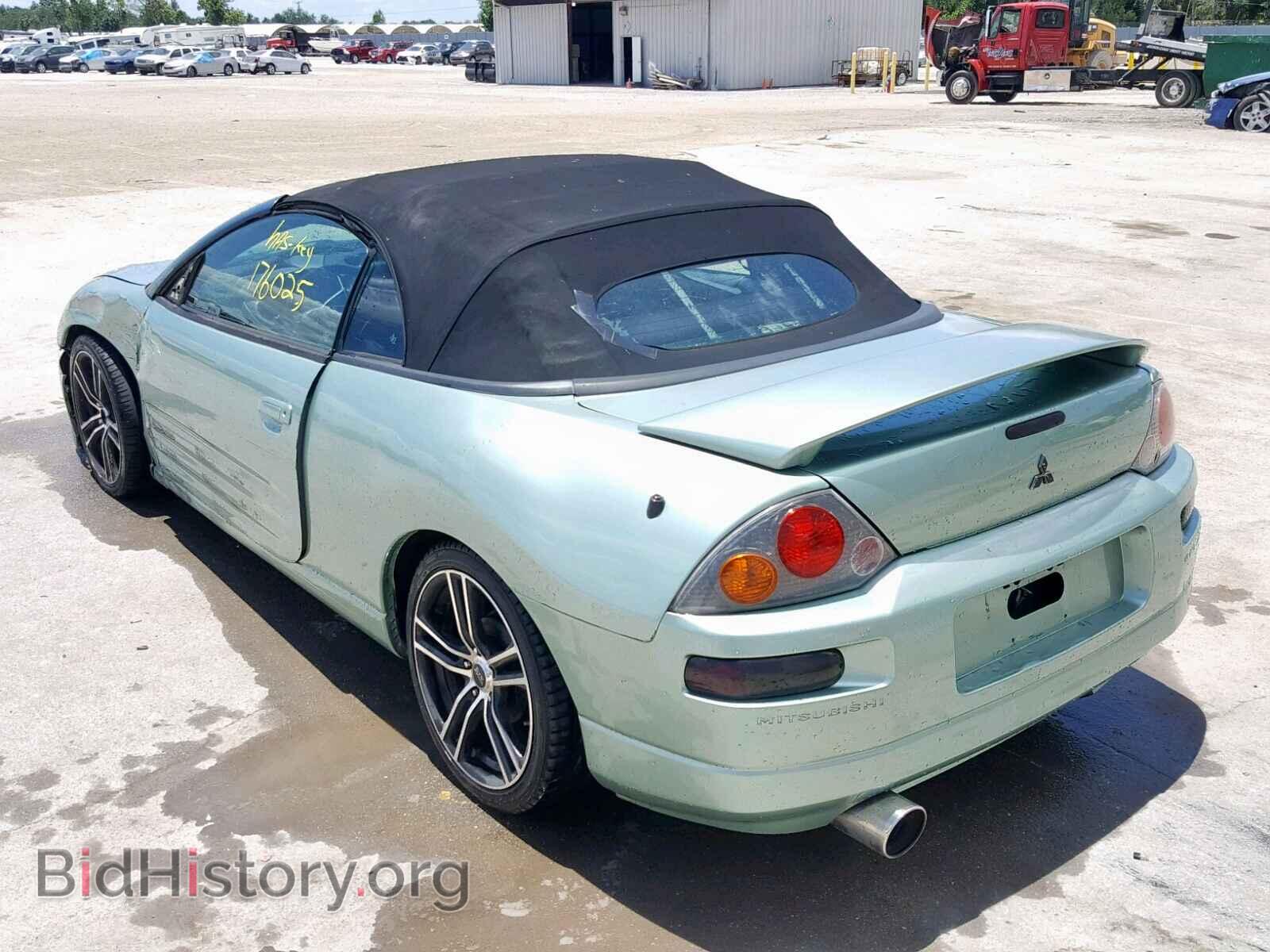 2003 MITSUBISHI ECLIPSE - VIN: 4A3AE45G43E019643 - Фото 3