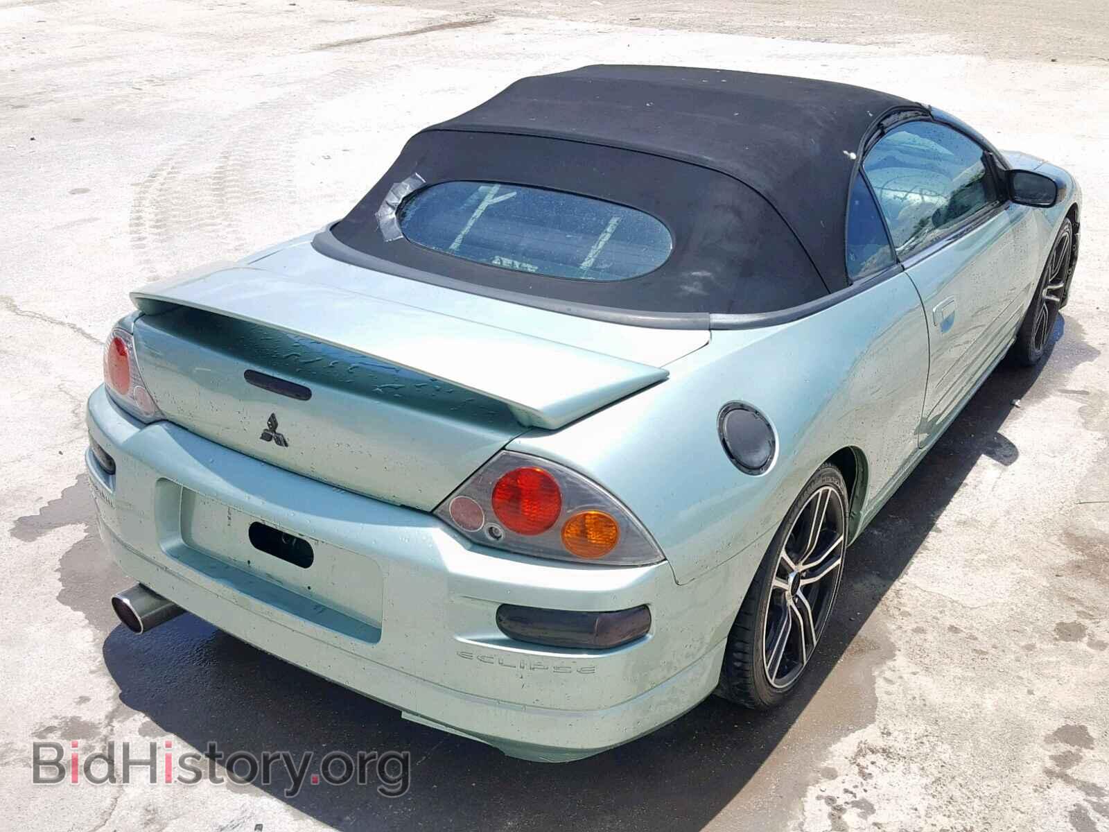 2003 MITSUBISHI ECLIPSE - VIN: 4A3AE45G43E019643 - Фото 4