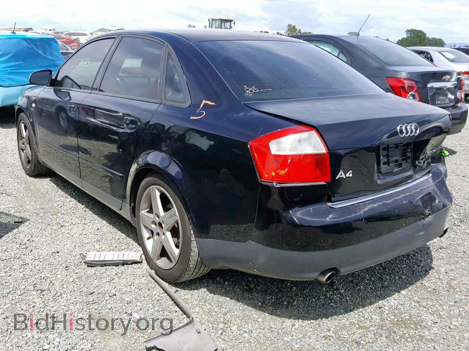 2002 AUDI A4 - VIN: WAULC68EX2A179438 - Фото 3