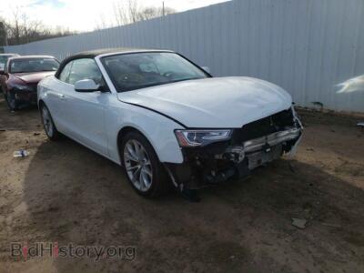 2013 Audi A5 A5 Premium, white — VIN WAULFAFH9DN007971, Copart